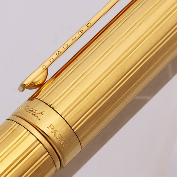 ST Dupont Fidelio Ballpoint Pen - Gold Lined, GP Trim (Excellent +